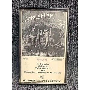 Vintage Aerosmith Night In The Ruts 1979 Hard Rock Cassette CBS Records